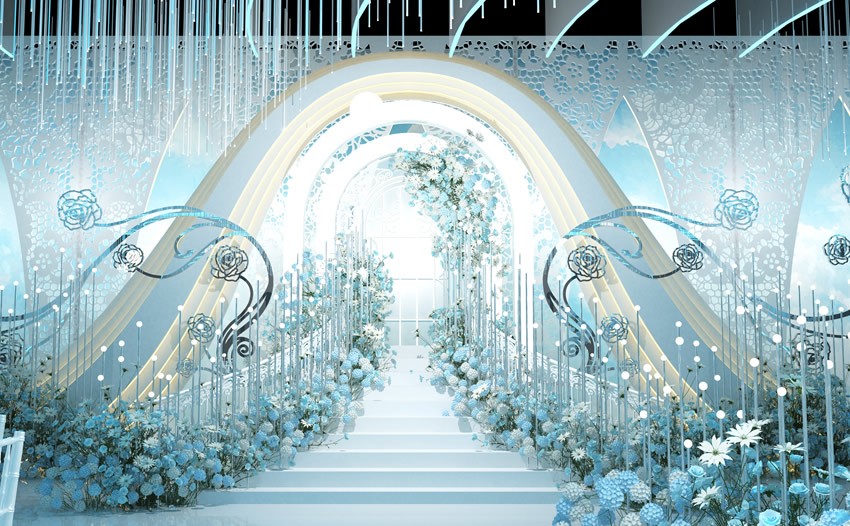 芒市釡香烙馍村水晶厅效果展示